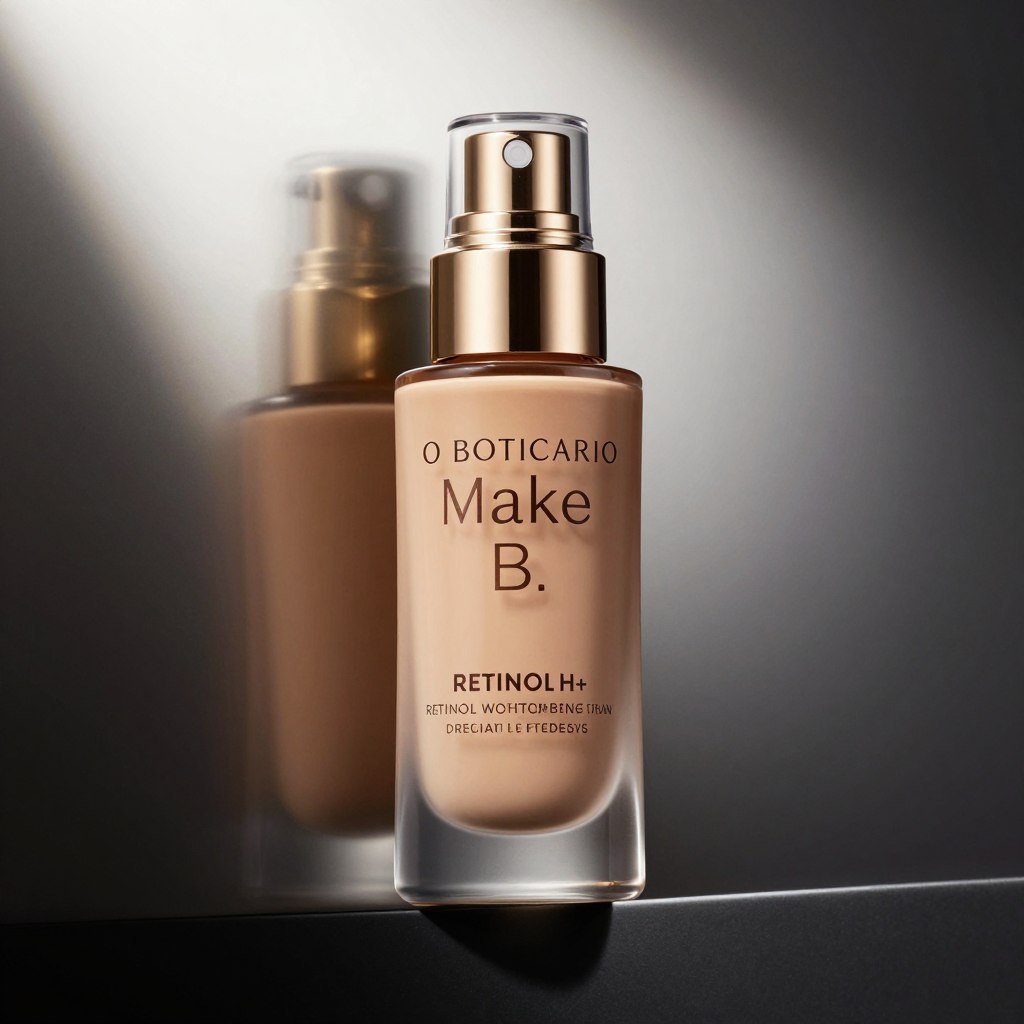 Base Líquida O Boticário Make B. Retinol H+ com alta proteção solar